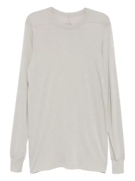 Dlouhé tričko Rick Owens s dlouhými rukávy šedé