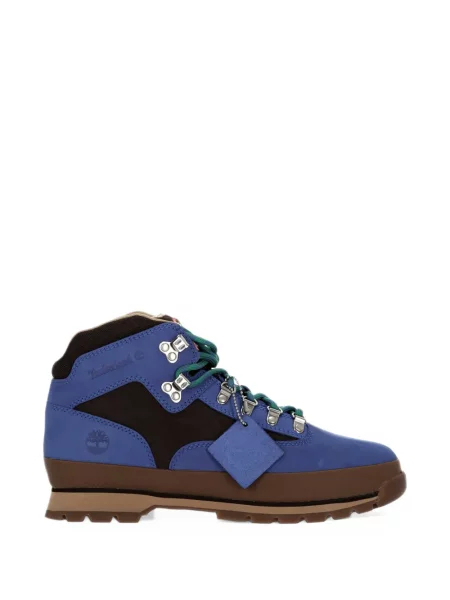 Botine Timberland cu șireturi din dantelă albastru