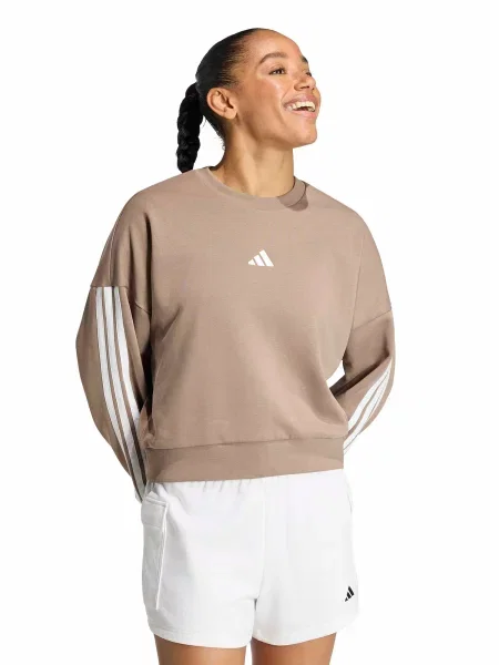 ADIDAS SPORTSWEAR Športová mikina kaki biela