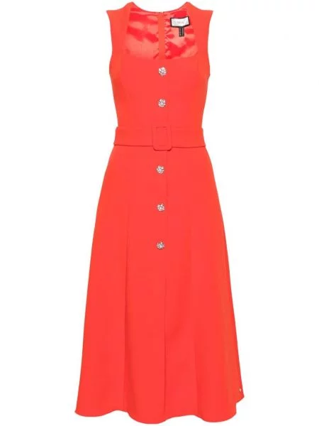 Rochie midi Nissa până la genunchi de costum portocaliu