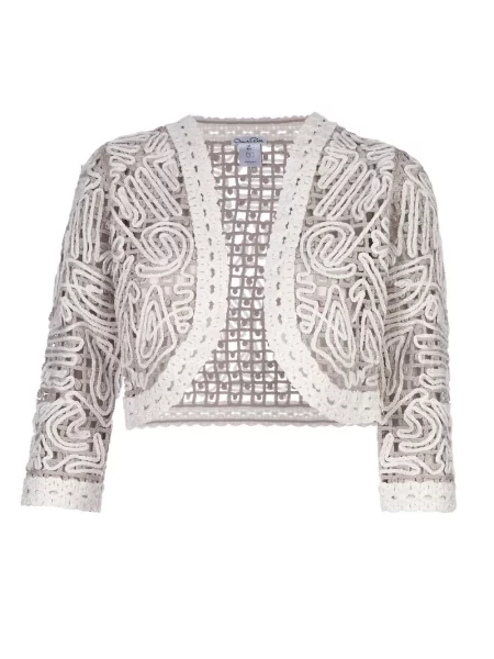 Sacou Oscar De La Renta alb
