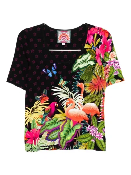 Тениска Johnny Was лопатка черно