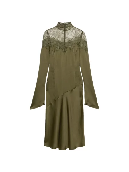 Rochie midi Blumarine din dantelă verde