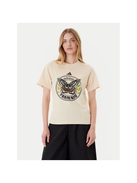 Adidas Majica FARM Graphic bež