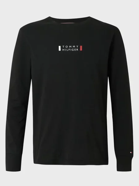 Лонгслів Tommy Hilfiger чорний