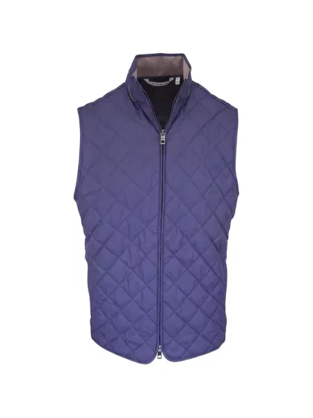 Matlasat vestă Peter Millar albastru