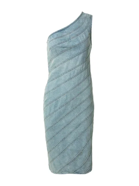 Bella x ABOUT YOU Rochie Stefanie denim albastru