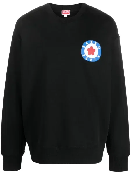 Hanorac Kenzo cu imagine negru