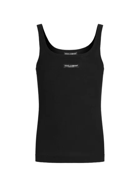 Top Dolce & Gabbana cu nervuri negru