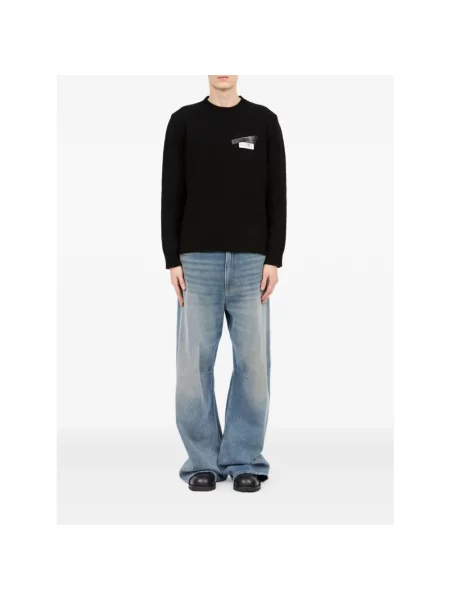 Maison Margiela sweter wełniany czarny