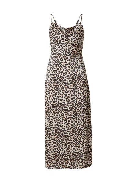 VILA Rochie de cocktail VIRavenna bej / maro negru