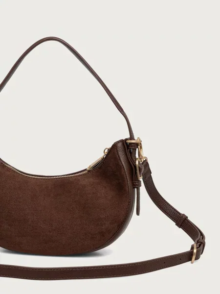 Замшевая сумка через плечо Valentino Bags