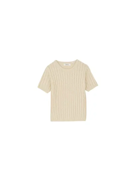 Krótki sweter Skall Studio beżowy