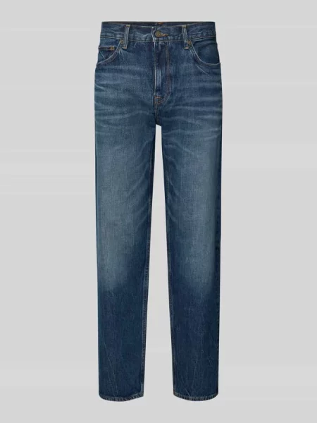 Jeansy o kroju regular fit z czystej Model DOVER' Tommy Hilfiger niebieskie