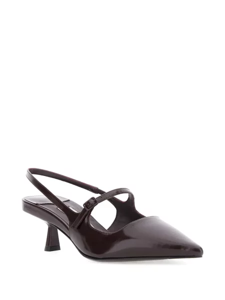 Pantofi cu toc Jimmy Choo slingback maro