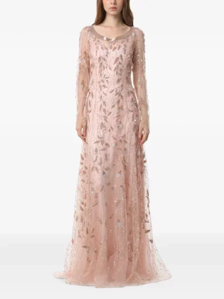 Rochie maxi Dina Melwani roz