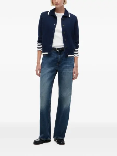 Kardigán Tommy Hilfiger autogrammal kék