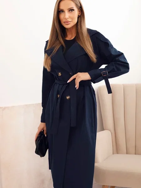 Gulerat palton Kesi Włoski negru