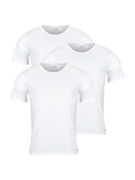 Raztegniti majica Tommy Hilfiger s kratkimi rokavi bela