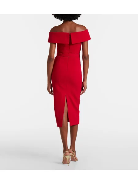 Rochie midi Rebecca Vallance roșu