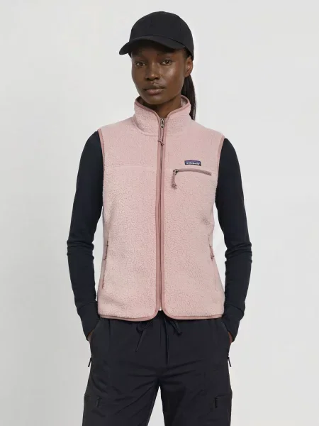 Patagonia Fleecová Vesta Retro Pile / starorůžová růžová