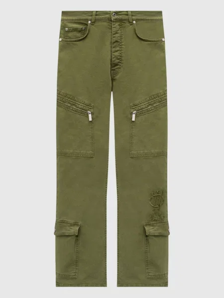 Джинси карго кольору Off-white хакі