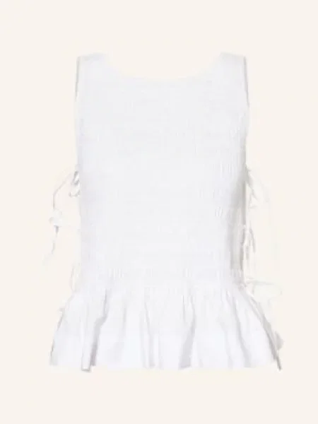 Top Ganni biały