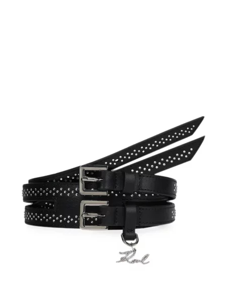 Stras curea Karl Lagerfeld negru