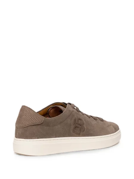 Szarvasbőr sneaker Boss autogrammal barna