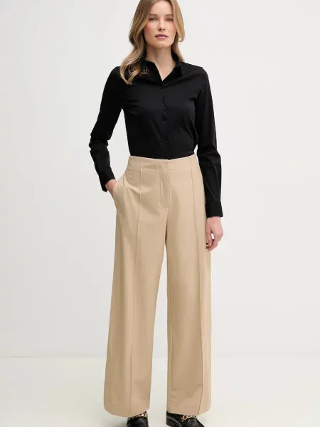 Классическая ошейниковый рубашка Mos Mosh черная