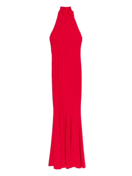 Rochie Norma Kamali cu gât halter de costum