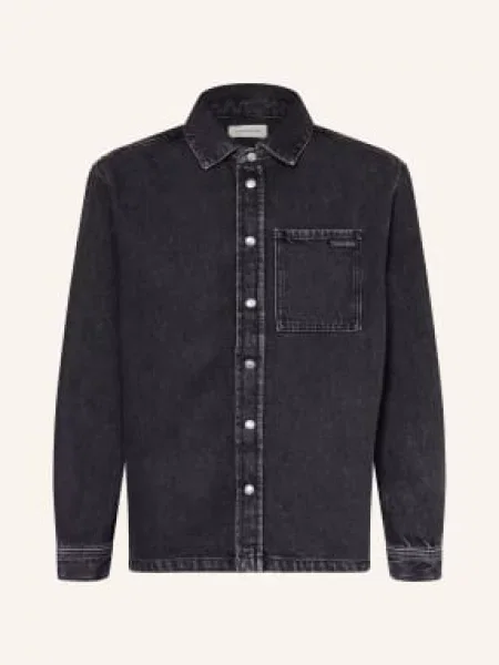 Calvin Klein Jeans Košile džínovina černá