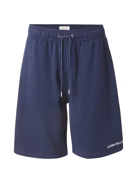 Pantaloni scurți din denim Guess Jeans albastru