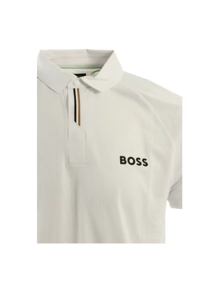 Koszulka polo Boss biała