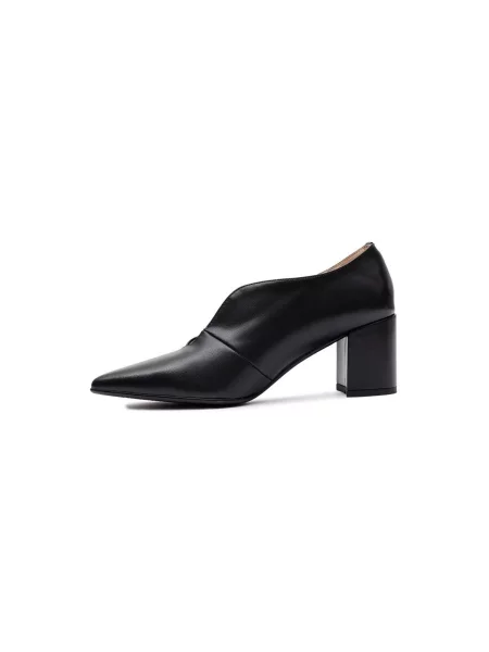 Pantofi Maciejka cu toc bloc negru