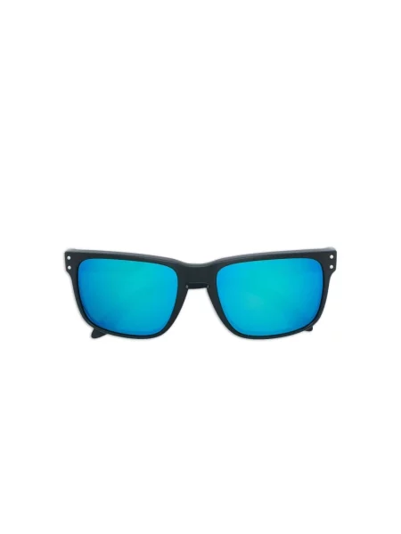Okulary przeciwsłoneczne Oakley Holbrook matte black/prizm sapphire polarized niebieskie