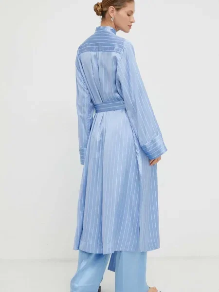 Lovechild rochie midi oversize albastru