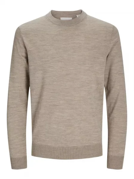 Jack&Jones Pulover Merino gri