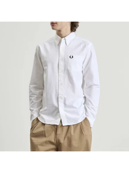 Koszula FRED PERRY Oxford Shirt White M biała