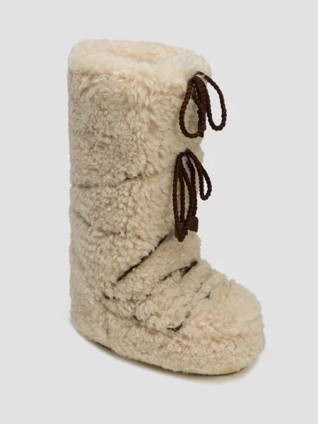 Śniegowce Moon Boot beżowe