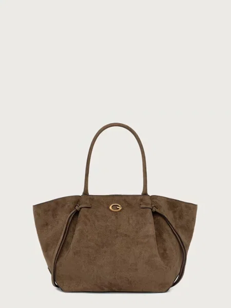 Geantă shopper Guess verde