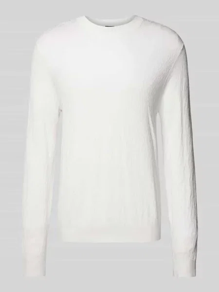 Armani Exchange sweter lekki biały