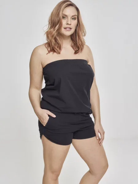 Urban Classics Salopeta Hot' negru