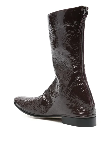 Botine Alberta Ferretti maro