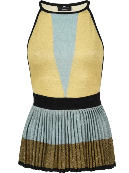Топ Elisabetta Franchi жовтий