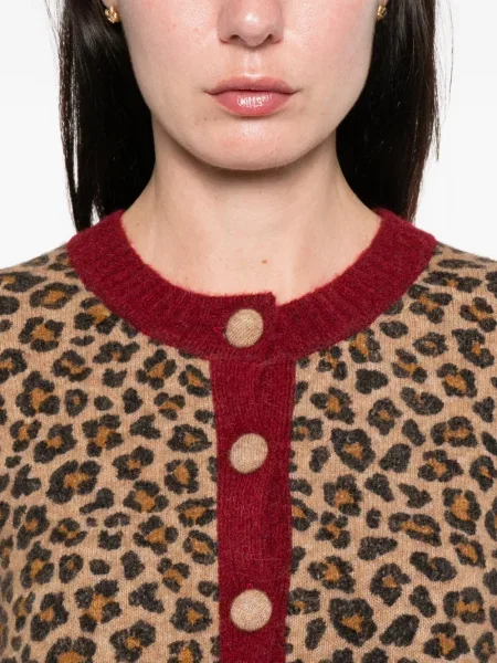 Cardigan Mc2 Saint Barth cu dungi maro