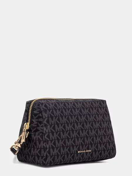 Pungă cosmetică Michael Michael Kors negru