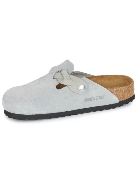 Papuci Birkenstock țesuți gri