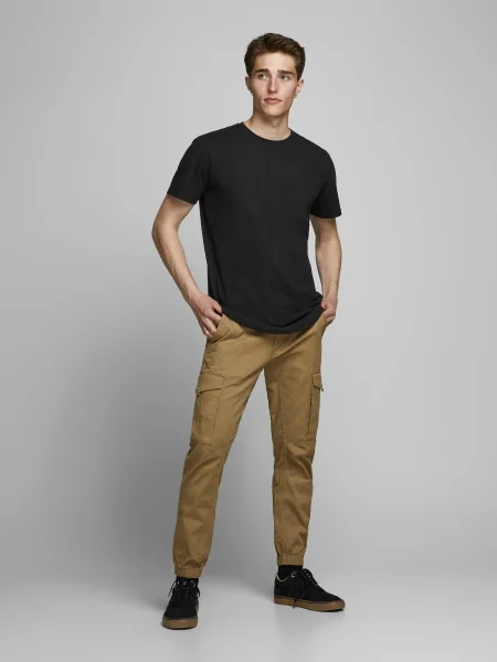 JACK & JONES Póló Noa fekete fehér