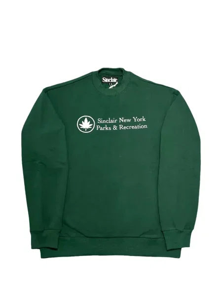 Hanorac crewneck Sinclair verde